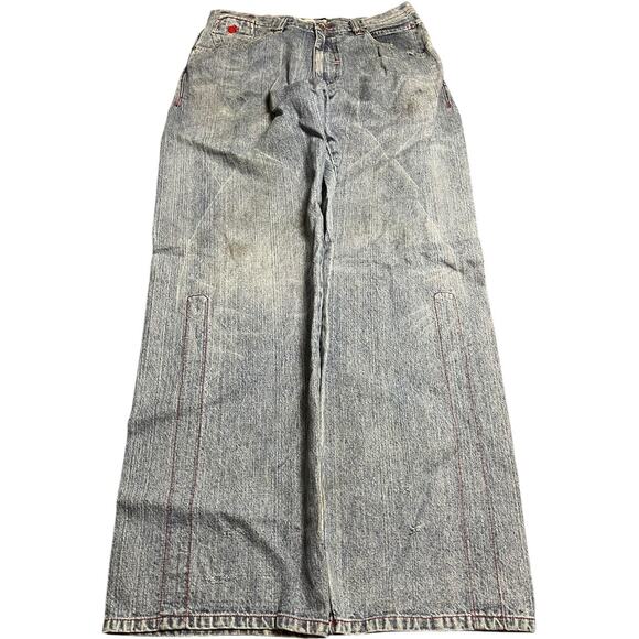 Rocawear Vintage Y2K Wide Leg Big Pocket Skater Jeans - Picture 2 of 7